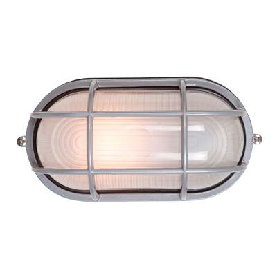 Access Lighting Nauticus 1 Light Outdoor Bulkhead in Satin