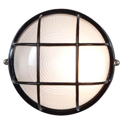 Access Lighting Nauticus 1 Light Outdoor Bulkhead - LED in Black