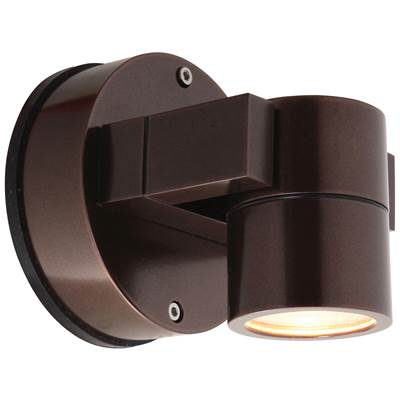 Access Lighting KO 1-Light Outdoor Adjustable LED Spotlight in Bronze