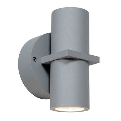 Access Lighting KO 1-Light Bi-Directional Outdoor LED Wall Mount Spotlight in Satin