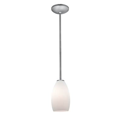 Access Lighting Champagne LED Pendant in Brushed Steel