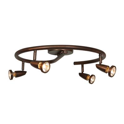 Access Lighting Mirage 4-Light Adjustable LED Track in Bronze