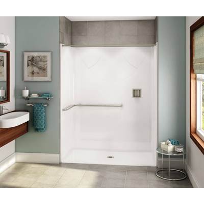 Aker OPS-6030 ADA L-Bar Grab Bar in Black