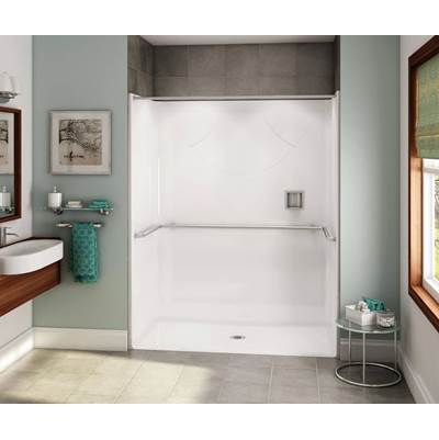 Aker OPS-6030 ADA U-Bar Grab Bar in Sterling Silver