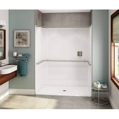 Aker OPS-6036 ADA U-Bar Grab Bar in Biscuit