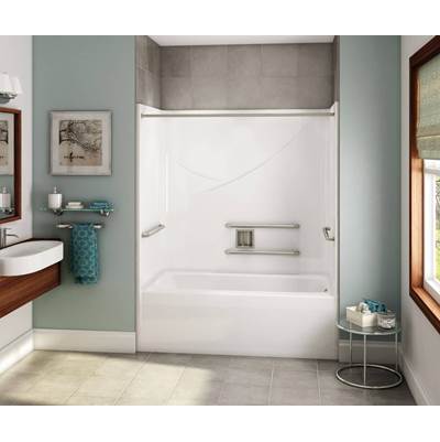 Aker OPTS-6032 ADA Grab Bar in Sterling Silver