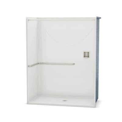 Aker OPS-6030 ADA L-Bar Grab Bar in Bone
