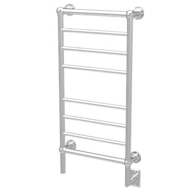 Amba Products Traditional T-2040 Towel Warmer - 8 Bar - Hardwired in Polished Nickel