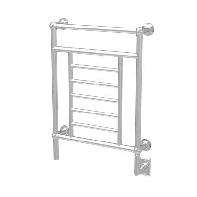 Amba Products Traditional T-2536 Towel Warmer - 8 Bar - Hardwired in Polished Nickel