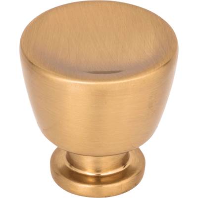 Atlas Conga Cabinet Knob - 1-1/8" in Warm Brass