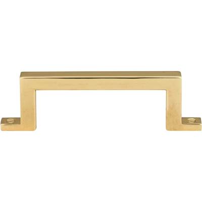 Atlas Campaign 3" Bar Pull in Polished Brass