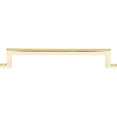 Atlas Campaign 6 5/16" Bar Pull in Polished Brass