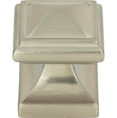 Atlas Wadsworth Cabinet Knob - 1-1/4" in Brushed Nickel