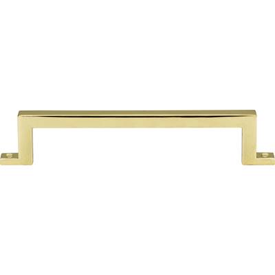 Atlas Campaign 5 1/16" Bar Pull in Polished Brass