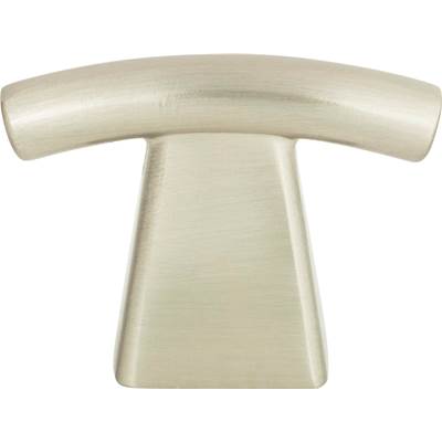 Atlas Fulcrum Cabinet Knob - 1 1/2 Inch in Brushed Nickel