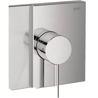 Axor Edge Pressure Balance Trim - Diamond Cut in Chrome