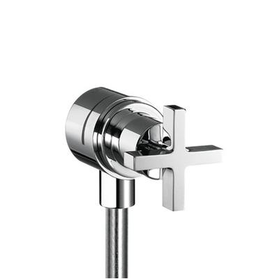 Axor Citterio Wall Outlet - Cross-Handle - Check Valves and Volume Control in Chrome
