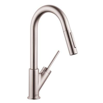 Axor Starck Prep Kitchen Faucet - Two-Spray Pull-Down - 1.75 GPM in Steel Optic