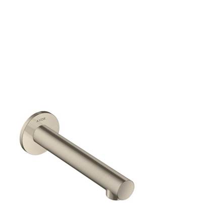 Axor Uno Straight Tub Spout in Brushed Nickel