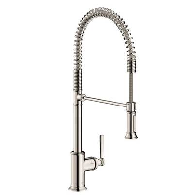 Axor Montreux Semi-Pro Kitchen Faucet - 2-Spray - 1.75 GPM in Polished Nickel