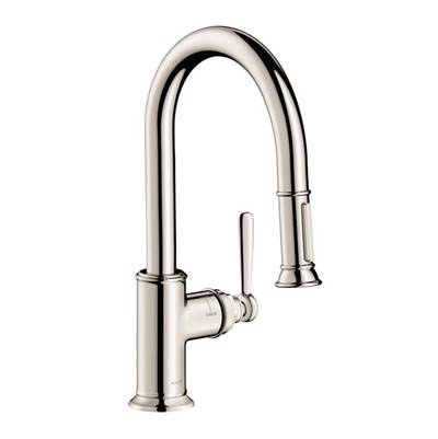 Axor Montreux Prep Kitchen Faucet - Two-Spray Pull-Down - 1.75 GPM in Polished Nickel
