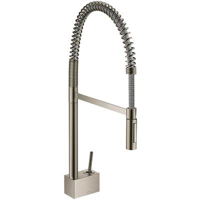 Axor Starck Semi-Pro Kitchen Faucet - 2-Spray - 1.75 GPM in Steel Optic