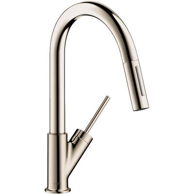 Axor Starck Prep Pull-Down Kitchen Faucet - 2-Spray - 1.75 GPM in Polished Nickel
