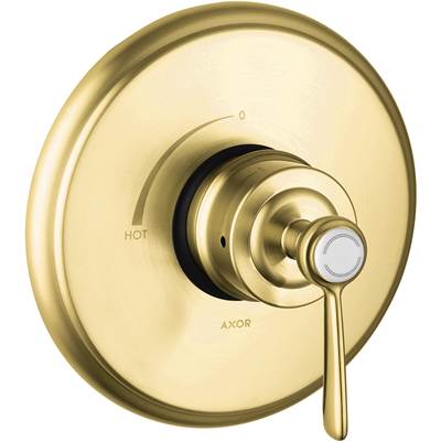 Axor Montreux Pressure Balance Trim in Brushed Gold Optic
