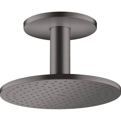 Axor ShowerSolutions Shower Head Ceiling Connection - 2-Jet - 2.5 GPM in Brushed Black Chrome