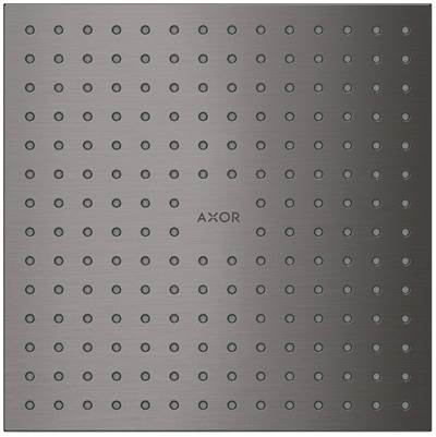 Axor ShowerSolutions Shower Head - 250 Square 2-Jet - 1.75 GPM in Brushed Black Chrome