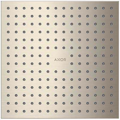 Axor ShowerSolutions Shower Head - 250 Square 2-Jet - 1.75 GPM in Brushed Nickel