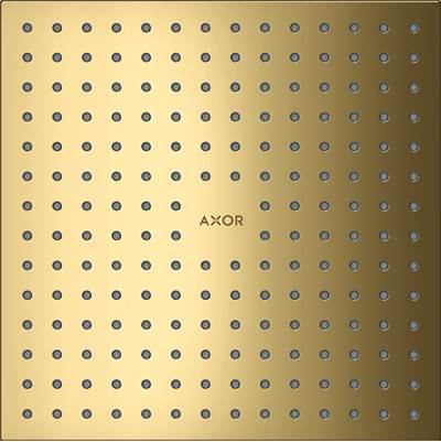 Axor ShowerSolutions Shower Head - 250 Square 2-Jet - 1.75 GPM in Polished Gold Optic