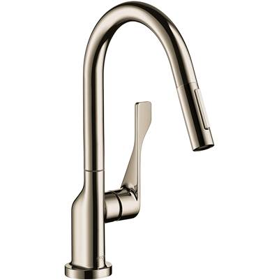 Axor Citterio Prep Pull-Down Kitchen Faucet - 2-Spray - 1.75 GPM in Polished Nickel