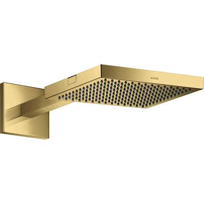 Axor ShowerSolutions 1-Jet Showerhead with Showerarm Trim - 2.5 GPM in Polished Gold Optic