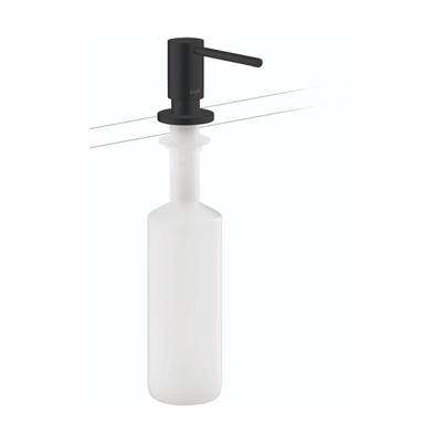 Axor Uno Soap Dispenser in Matte Black