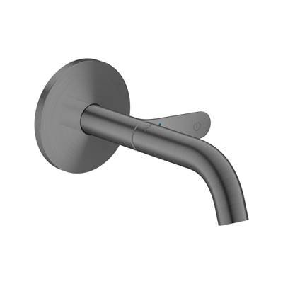 Axor One Wall-Mounted Single Handle Faucet Select 160 - 1.2 GPM in Brushed Black Chrome