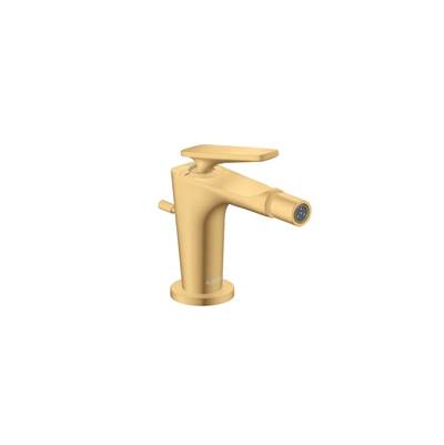 Axor Citterio C Single-Hole Bidet Faucet - Pop-up Drain - 1.5 GPM in Brushed Gold Optic