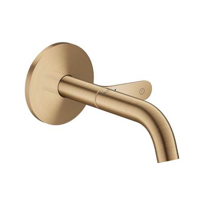 Axor One Wall-Mounted Single Handle Faucet Select 160 - 1.2 GPM in Brushed Bronze