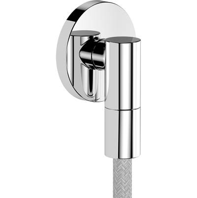 Axor ShowerSolutions Wall Outlet Round with Check Valves in Chrome