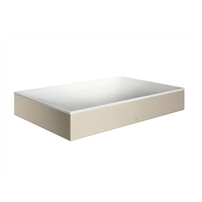 Axor Suite Sinks Square Bathroom Sink - 23 5/8" x 15 3/4" - No Overflow in Brushed Nickel