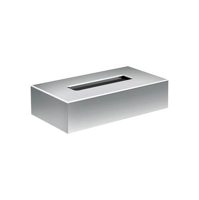Axor Universal Circular Tissue Box Cover in Chrome