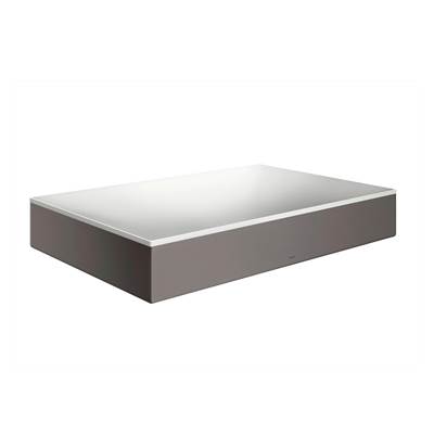 Axor Suite Sinks Square Bathroom Sink - 23 5/8" x 15 3/4" - No Overflow in Brushed Black Chrome