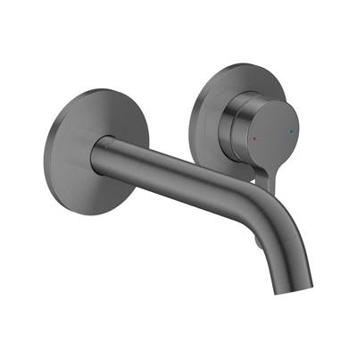Axor One Wall-Mounted Single Handle Faucet - Lever Handle - 1.2 GPM in Brushed Black Chrome