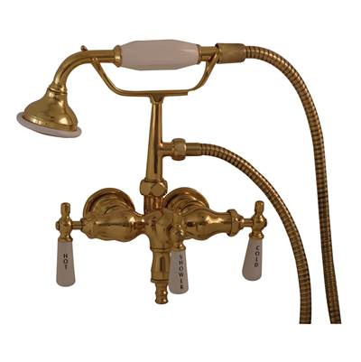 Barclay Hand Shower - Single-Function - 3.8 GPM in Polished Brass