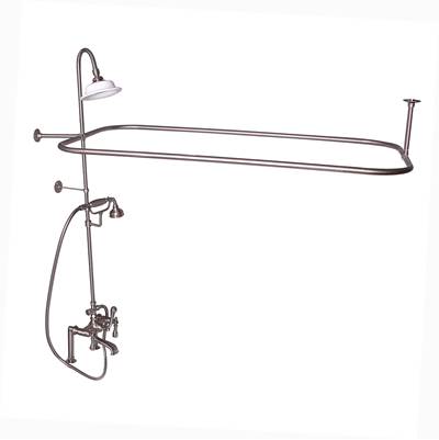Barclay Elephant Spout Shower Unit - 3.7 GPM in Brushed Nickel