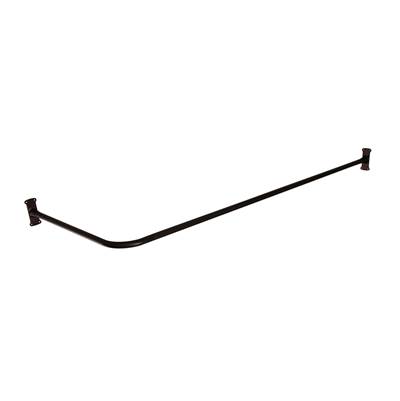 Barclay 72'' Corner Shower Rod - Flanges in Oil Rubbed Bronze