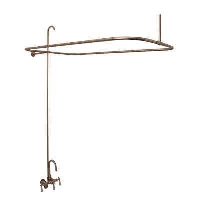 Barclay Shower Unit for Acrylic Tubs, No Showerhead in Polished Nickel
