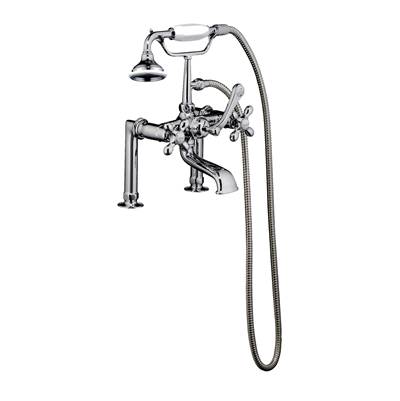 Barclay Elephant Spout Hand Shower - 6" - Cross Handles - 3.7 GPM in Polished Chrome