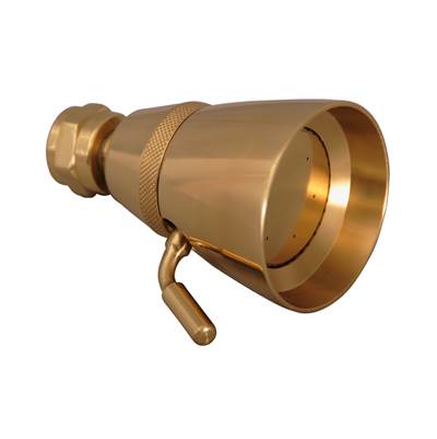 Barclay Traditional Shower Head - 2.5 GPM in Polished Brass