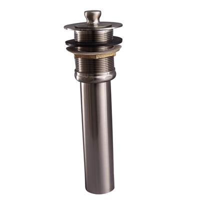 Barclay Lift & Turn Tub Drain in Brushed Nickel